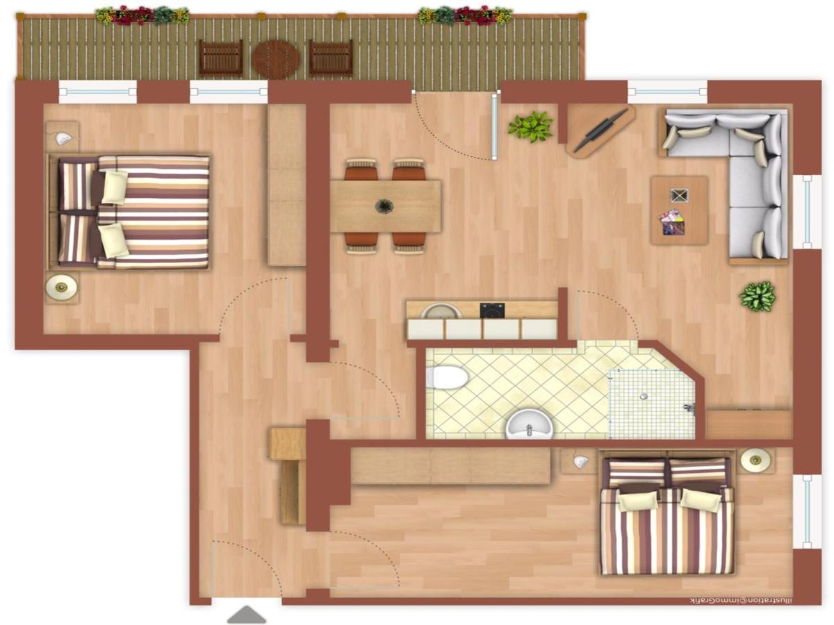 Alpenlodge, Ferienwohnung 7 Тирзе Экстерьер фото